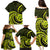 Lime Green New Zealand Mangopare Family Matching Puletasi and Hawaiian Shirt Aotearoa Maori Koru Style LT14 - Polynesian Pride