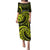 Lime Green New Zealand Mangopare Family Matching Puletasi and Hawaiian Shirt Aotearoa Maori Koru Style LT14 Mom's Dress Lime Green - Polynesian Pride