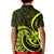 Lime Green New Zealand Mangopare Kid Polo Shirt Aotearoa Maori Koru Style LT14 - Polynesian Pride