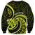 Lime Green New Zealand Mangopare Sweatshirt Aotearoa Maori Koru Style LT14 Unisex Lime Green - Polynesian Pride