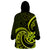 Lime Green New Zealand Mangopare Wearable Blanket Hoodie Aotearoa Maori Koru Style LT14 - Polynesian Pride