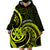 Lime Green New Zealand Mangopare Wearable Blanket Hoodie Aotearoa Maori Koru Style LT14 - Polynesian Pride