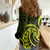 Lime Green New Zealand Mangopare Women Casual Shirt Aotearoa Maori Koru Style LT14 - Polynesian Pride