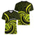 Lime Green New Zealand Mangopare Women V Neck T Shirt Aotearoa Maori Koru Style LT14 - Polynesian Pride