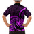 Purple Aotearoa Mangopare Family Matching Mermaid Dress and Hawaiian Shirt NZ Maori Koru Style LT14 - Polynesian Pride