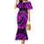 Purple Aotearoa Mangopare Mermaid Dress NZ Maori Koru Style LT14 Women Purple - Polynesian Pride