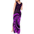 Purple Aotearoa Mangopare Tank Maxi Dress NZ Maori Koru Style LT14 - Polynesian Pride