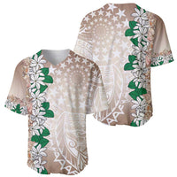 Cook Islands Tiare Maori With Conch Shell Baseball Jersey 2025 Pasifika Polynesian Tattoo LT14 - Polynesian Pride