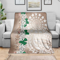 Cook Islands Tiare Maori With Conch Shell Blanket 2025 Pasifika Polynesian Tattoo LT14 - Polynesian Pride