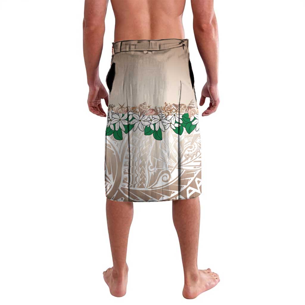 Cook Islands Tiare Maori With Conch Shell Lavalava 2025 Pasifika Polynesian Tattoo LT14 - Polynesian Pride