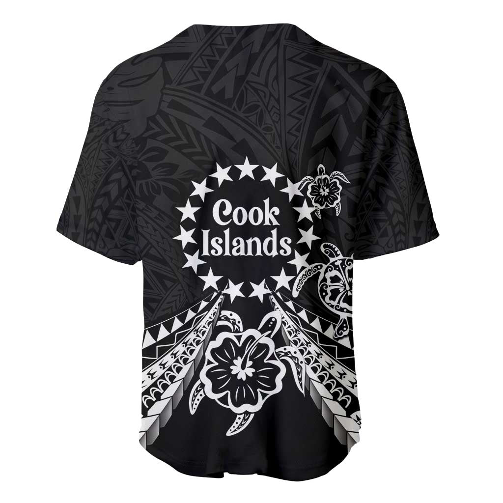 Kia Orana Cook Islands Baseball Jersey 2025 Pasifika Polynesian Turtle Black Color LT14 - Polynesian Pride