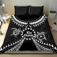 Kia Orana Cook Islands Bedding Set 2025 Pasifika Polynesian Turtle Black Color LT14 - Polynesian Pride