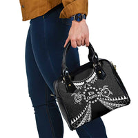 Kia Orana Cook Islands Shoulder Handbag 2025 Pasifika Polynesian Turtle Black Color LT14 - Polynesian Pride