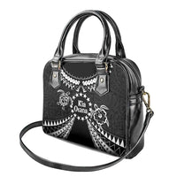 Kia Orana Cook Islands Shoulder Handbag 2025 Pasifika Polynesian Turtle Black Color LT14 - Polynesian Pride