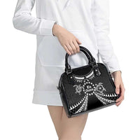 Kia Orana Cook Islands Shoulder Handbag 2025 Pasifika Polynesian Turtle Black Color LT14 - Polynesian Pride