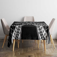 Kia Orana Cook Islands Tablecloth 2025 Pasifika Polynesian Turtle Black Color LT14 - Polynesian Pride