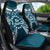 Kia Orana Cook Islands Car Seat Cover Polynesian Turtle Crowberry Blue Color