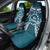 Kia Orana Cook Islands Car Seat Cover Polynesian Turtle Crowberry Blue Color