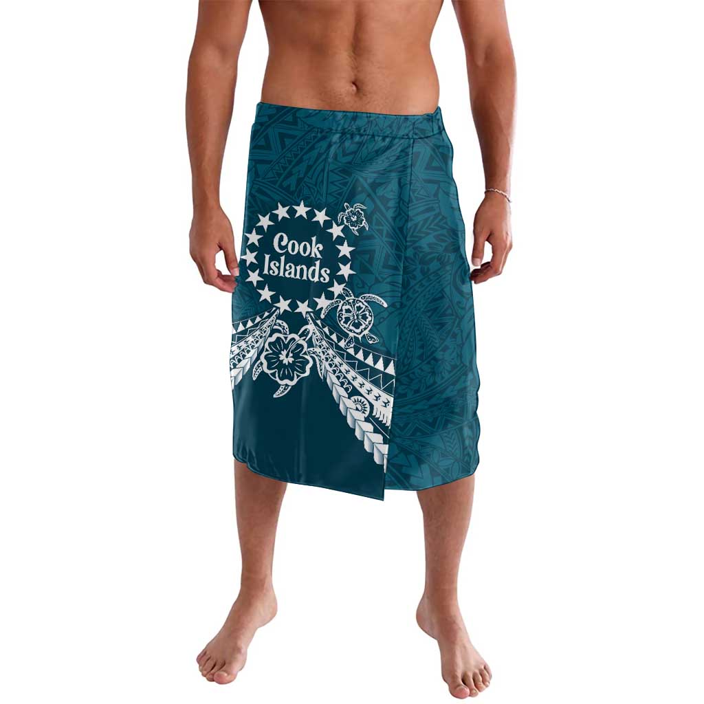 Kia Orana Cook Islands Lavalava Polynesian Turtle Crowberry Blue Color LT14 Crowberry Blue - Polynesian Pride