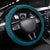 Kia Orana Cook Islands Steering Wheel Cover Polynesian Turtle Crowberry Blue Color