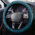 Kia Orana Cook Islands Steering Wheel Cover Polynesian Turtle Crowberry Blue Color