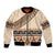 Bula Fiji Bomber Jacket 2025 Pasifika Traditional Fijian Masi