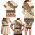 Bula Fiji Family Matching Long Sleeve Bodycon Dress and Hawaiian Shirt 2025 Pasifika Traditional Fijian Masi