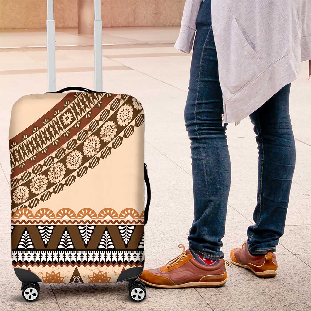 Bula Fiji Luggage Cover 2025 Pasifika Traditional Fijian Masi