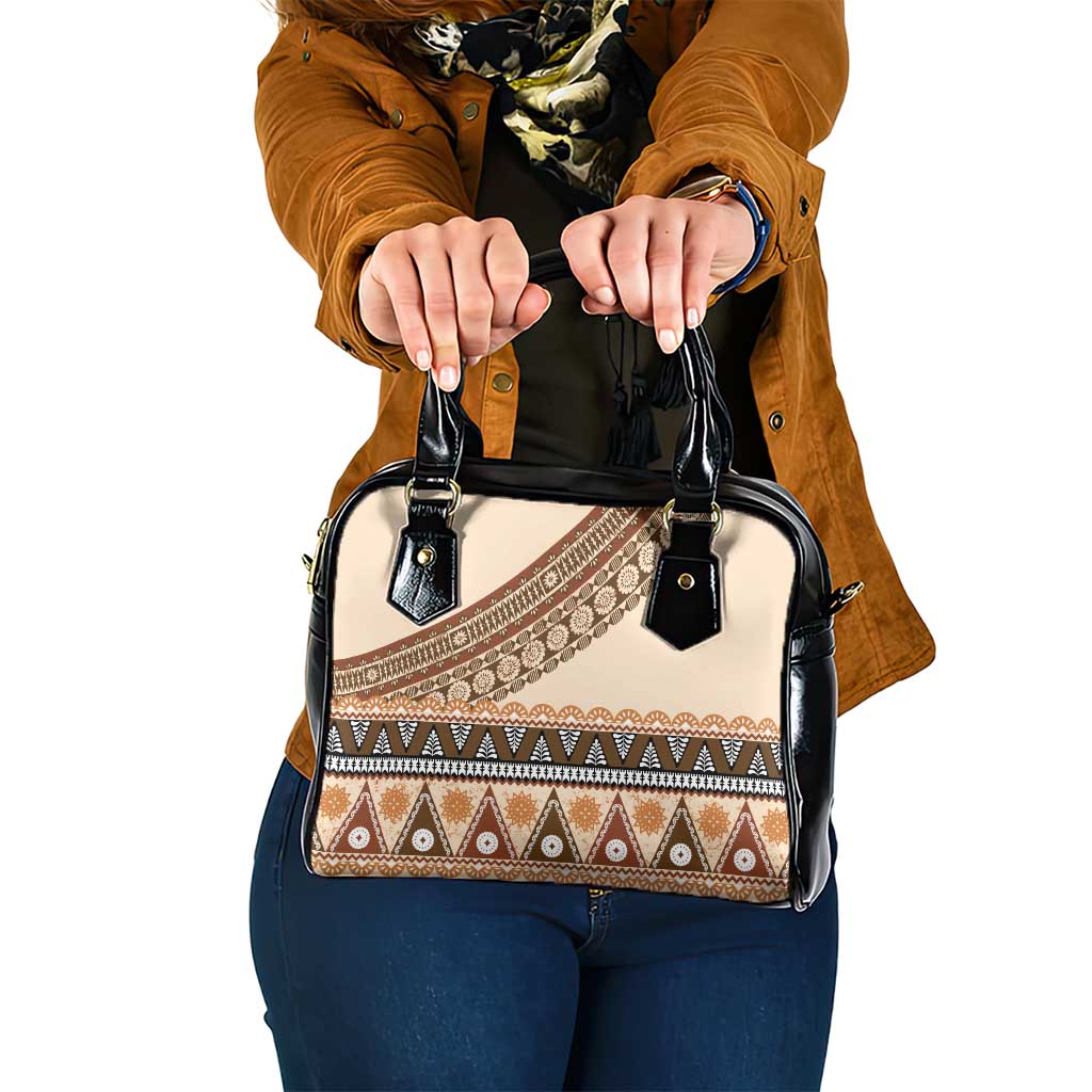 Bula Fiji Shoulder Handbag 2025 Pasifika Traditional Fijian Masi