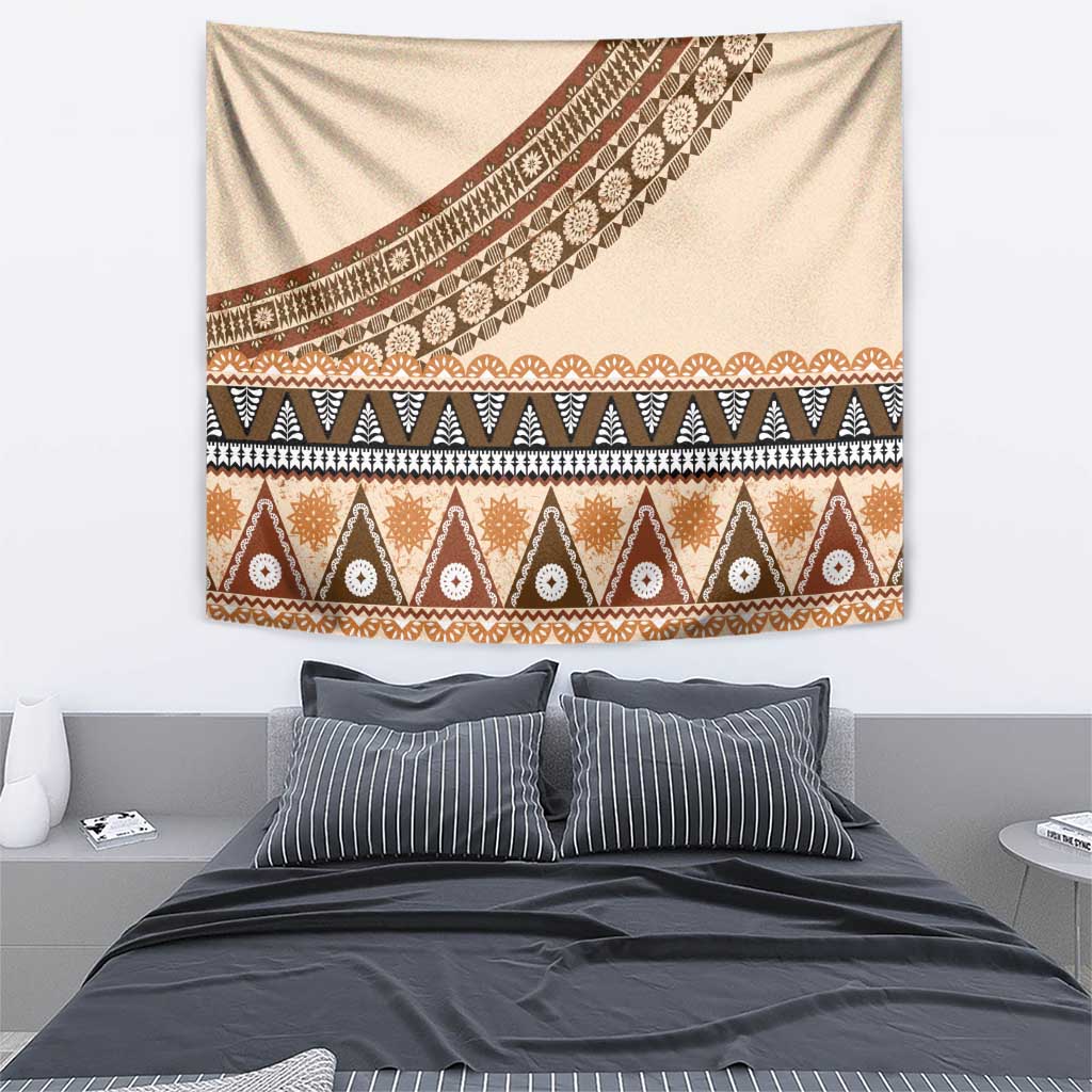 Bula Fiji Tapestry 2025 Pasifika Traditional Fijian Masi LT14 - Polynesian Pride