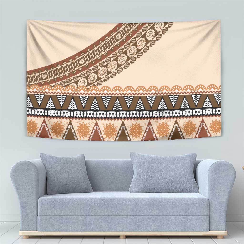 Bula Fiji Tapestry 2025 Pasifika Traditional Fijian Masi LT14 - Polynesian Pride