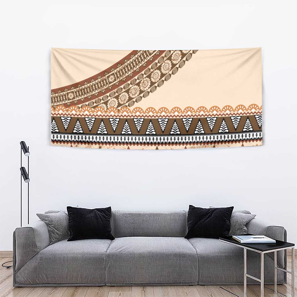 Bula Fiji Tapestry 2025 Pasifika Traditional Fijian Masi LT14 - Polynesian Pride