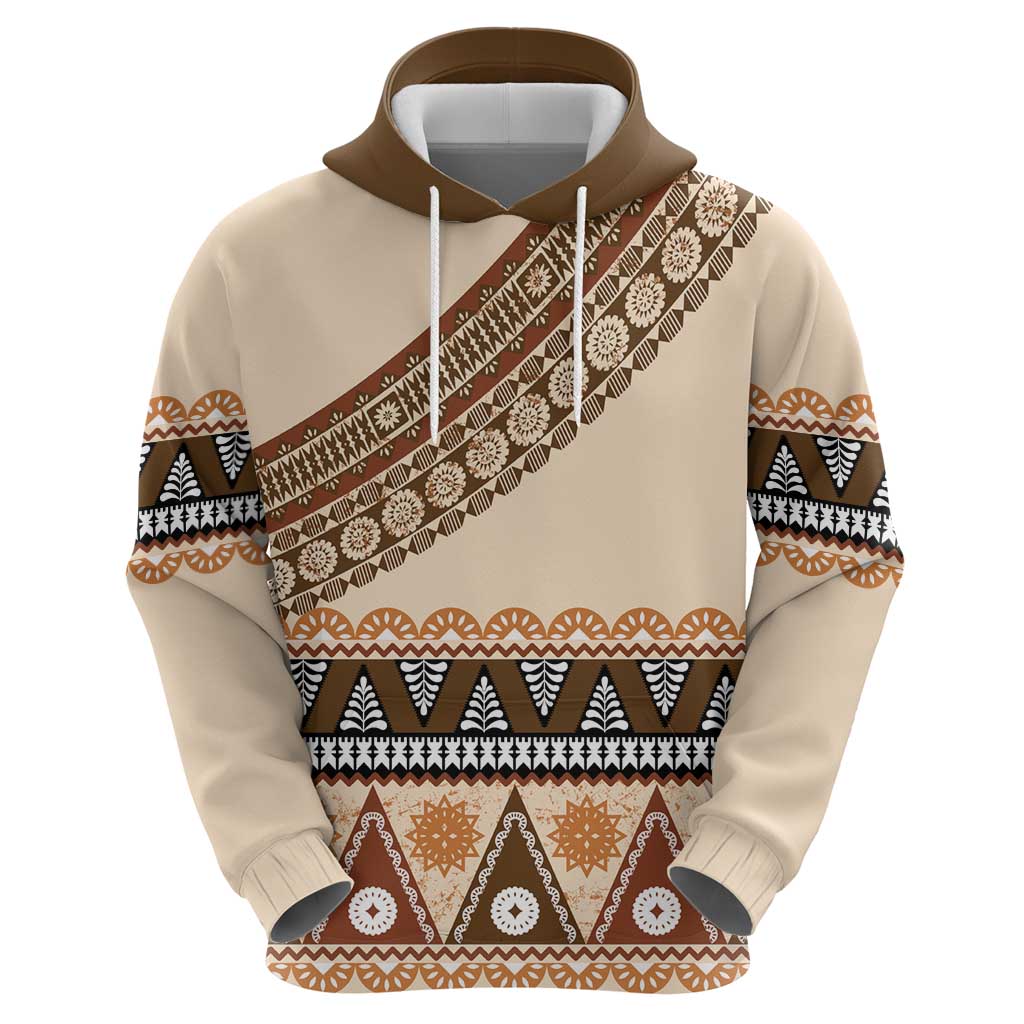 Bula Fiji Zip Hoodie 2025 Pasifika Traditional Fijian Masi LT14 - Polynesian Pride