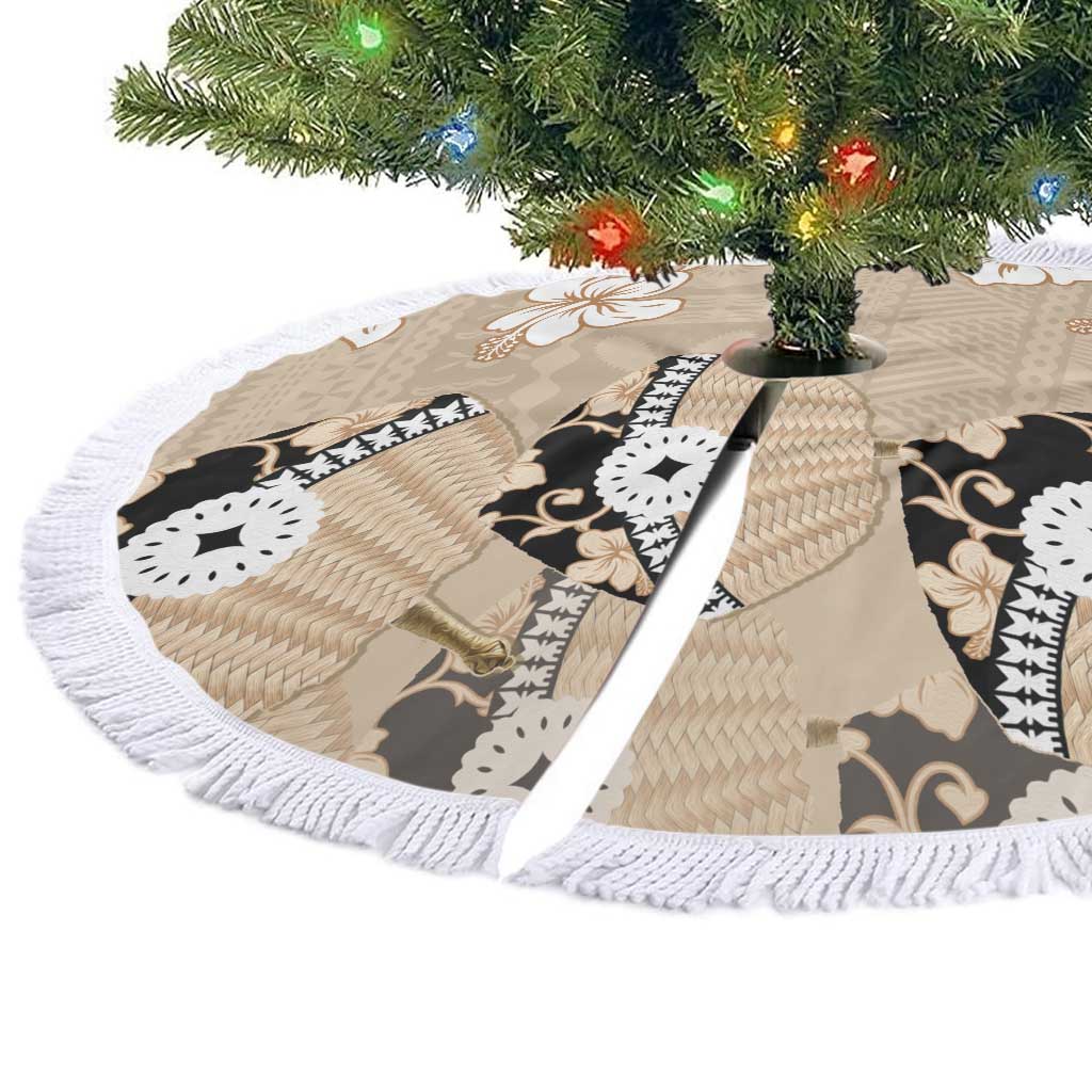Bula Fiji Iri Buli Tree Skirt Woven Fan With Fijian Tapa LT14 - Polynesian Pride