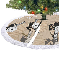 Bula Fiji Iri Buli Tree Skirt Woven Fan With Fijian Tapa LT14 - Polynesian Pride