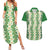 Ia Orana Tahiti Tiare Maori Seamless Style Couples Matching Summer Maxi Dress and Hawaiian Shirt