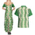 Ia Orana Tahiti Tiare Maori Seamless Style Couples Matching Summer Maxi Dress and Hawaiian Shirt