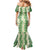 Ia Orana Tahiti Tiare Maori Seamless Style Family Matching Mermaid Dress and Hawaiian Shirt