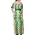 Ia Orana Tahiti Tiare Maori Seamless Style Family Matching Off Shoulder Maxi Dress and Hawaiian Shirt