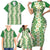 Ia Orana Tahiti Tiare Maori Seamless Style Family Matching Short Sleeve Bodycon Dress and Hawaiian Shirt