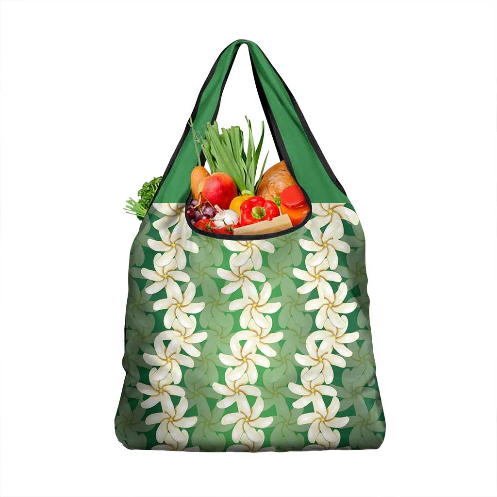 Ia Orana Tahiti Tiare Maori Seamless Style Grocery Bag LT14 1-pack One Size Green - Polynesian Pride