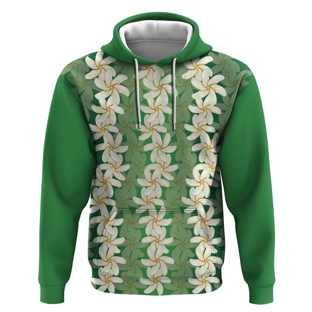 Ia Orana Tahiti Tiare Maori Seamless Style Hoodie LT14 Pullover Hoodie Green - Polynesian Pride