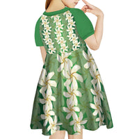 Ia Orana Tahiti Tiare Maori Seamless Style Kid Short Sleeve Dress LT14 - Polynesian Pride