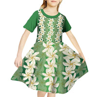Ia Orana Tahiti Tiare Maori Seamless Style Kid Short Sleeve Dress LT14 - Polynesian Pride