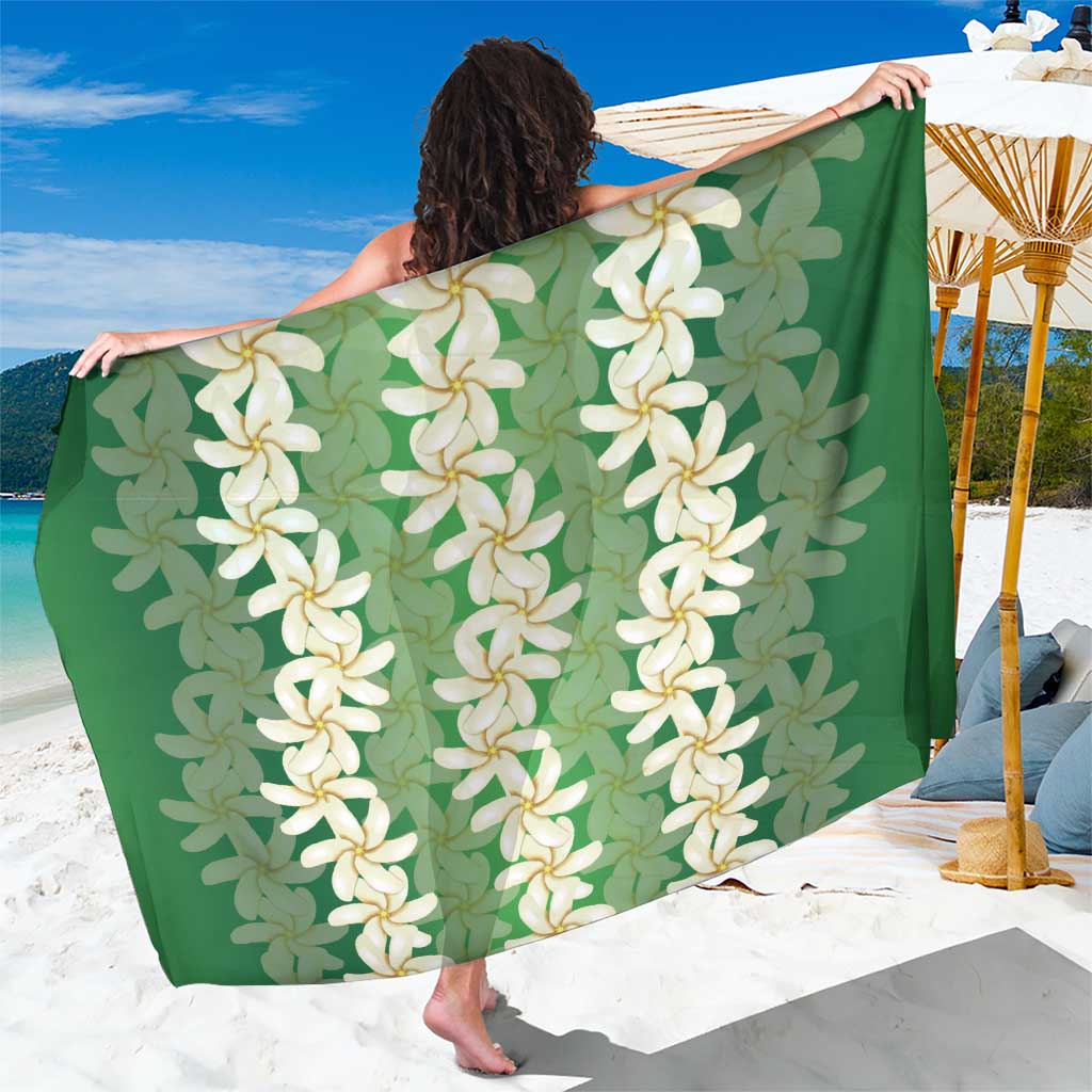 Ia Orana Tahiti Tiare Maori Seamless Style Sarong LT14 One Size 44 x 66 inches Green - Polynesian Pride