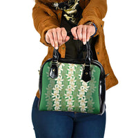 Ia Orana Tahiti Tiare Maori Seamless Style Shoulder Handbag LT14 One Size Green - Polynesian Pride