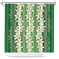 Ia Orana Tahiti Tiare Maori Seamless Style Shower Curtain LT14 Green - Polynesian Pride