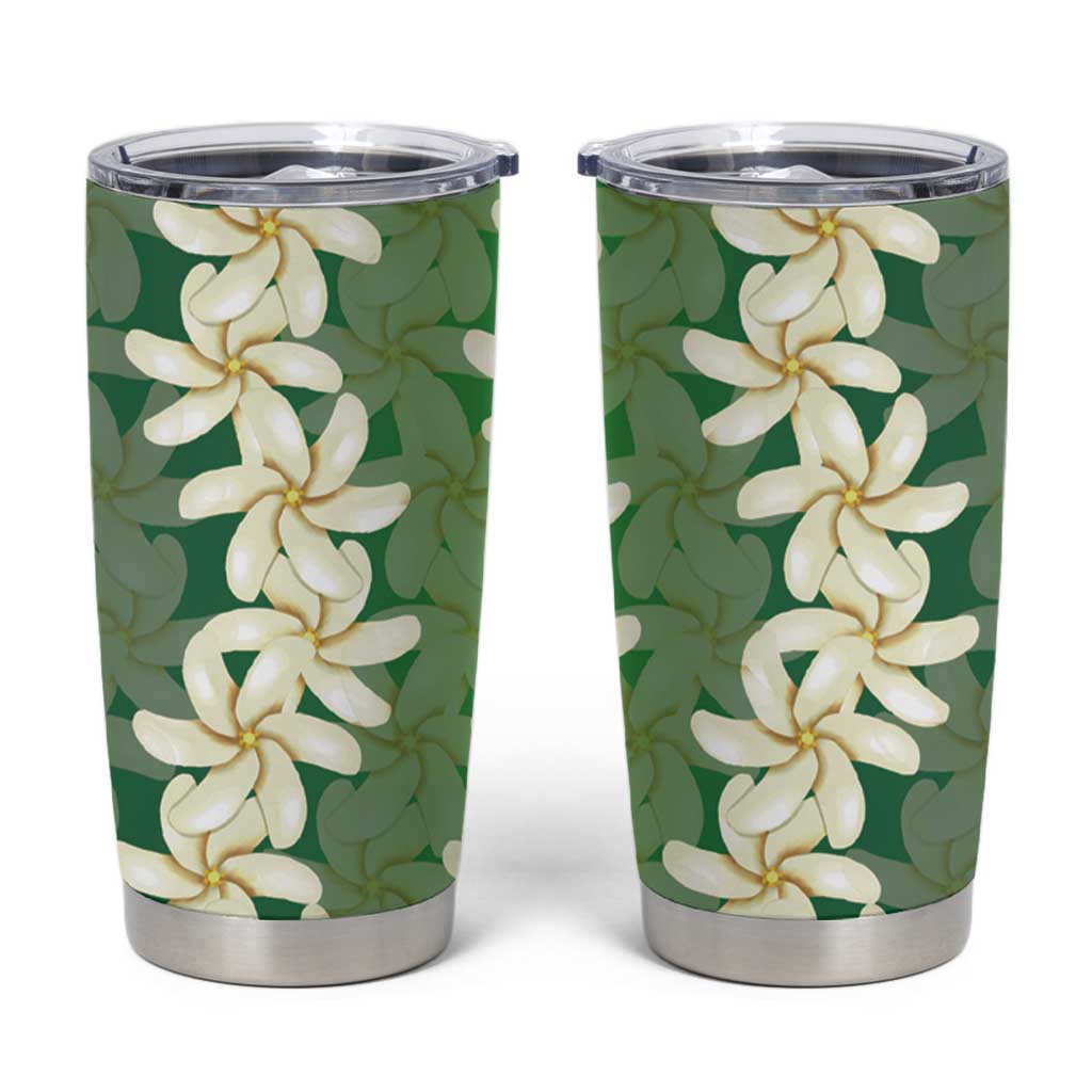 Ia Orana Tahiti Tiare Maori Seamless Style Tumbler Cup LT14 Green - Polynesian Pride