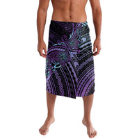 Teal Purple Polynesia Plumeria Tattoo Lavalava LT14 Purple - Polynesian Pride