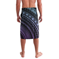 Teal Purple Polynesia Plumeria Tattoo Lavalava LT14 - Polynesian Pride